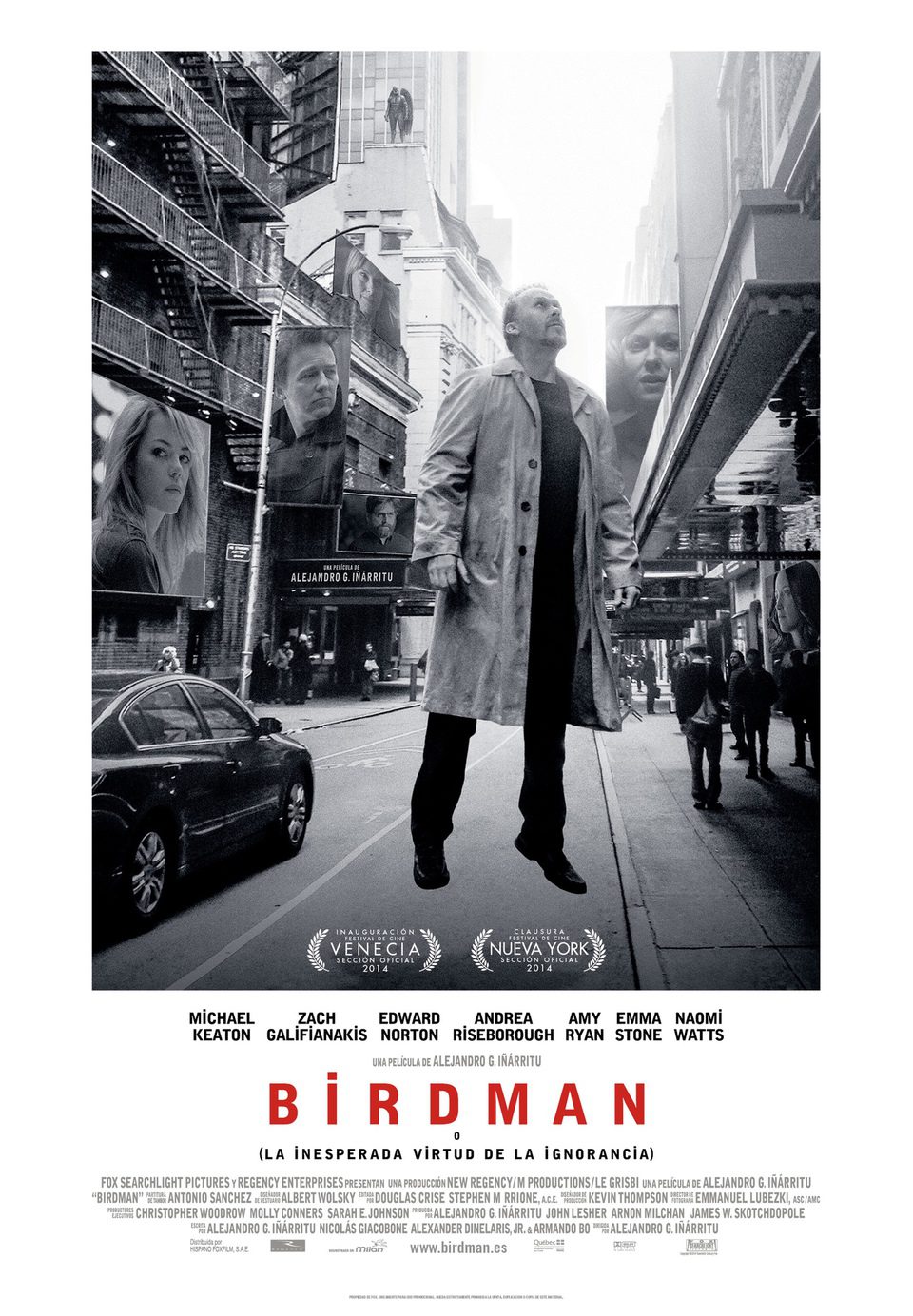 BIRDMAN (LA INESPERADA VIRTUD DE LA IGNORANCIA)