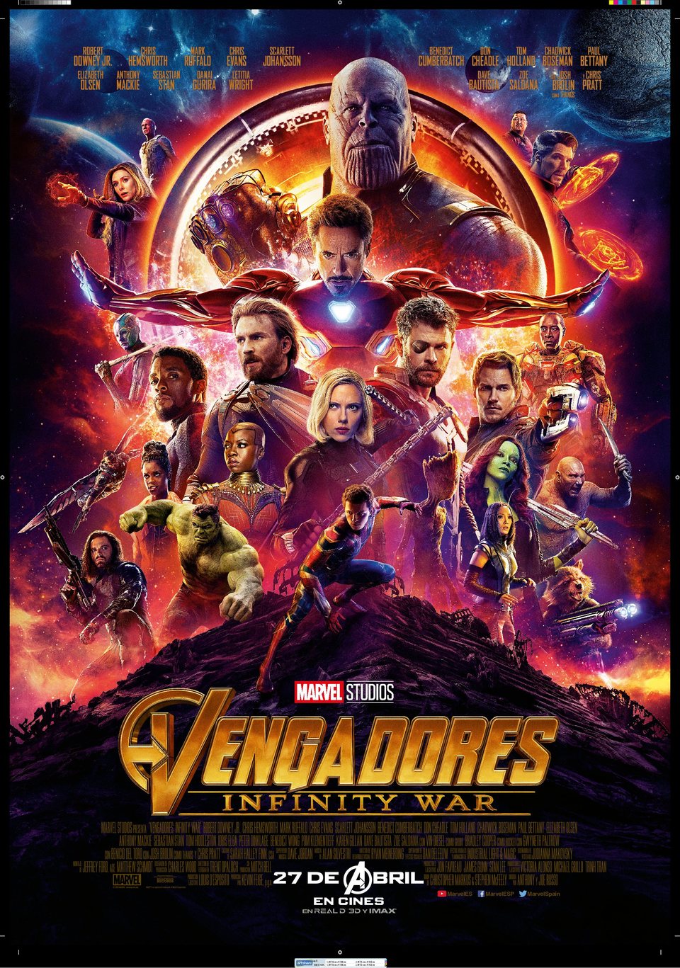 VENGADORES. INFINITY WAR