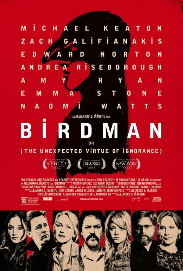 BIRDMAN (LA INESPERADA VIRTUD DE LA IGNORANCIA)